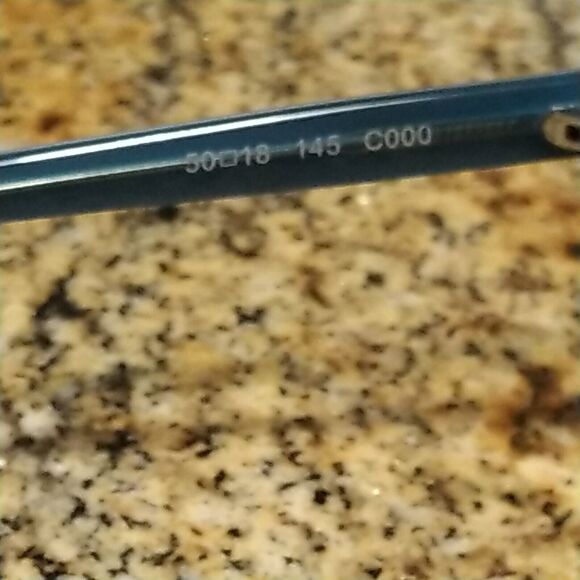 See Eyewear 1413 Cat Eye Eyeglass Frames Blue Brown 50 18 145 Italy Made - Picture 7 of 13